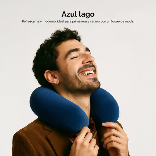 Almohada cervical en forma de U para viaje – Lake Blue 53023