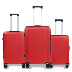 Juego de 3 Piezas Maleta Clásica Ligera y Cómoda con Cerradura de Combinación – Equipaje de Mano Ideal para Estudiantes, Viajes de Ocio y Vacaciones LG6179 6180