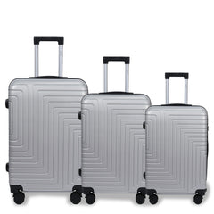 Set de 3 Maletas de Alta Calidad, ABS Resistente, Ruedas Giratorias Eficientes, Cierre Seguro, Expandibles LG6178 6179