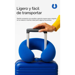 Almohada cervical en forma de U para viaje – Azul Real 53020