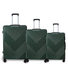 Set de 3 Maletas de Maletero con Cuerpo de ABS, Ruedas Giratorias, Cierre con Código, Expandibles, Ligeras y Duraderas LG6177