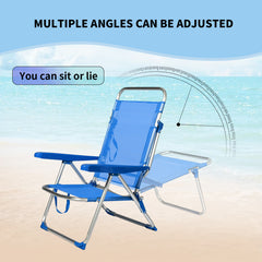 Silla de Playa Reclinable - Tamaño Pequeño53*65*30*93cm VC5410 VC5387