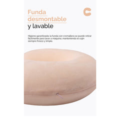 Almohada cervical en forma de U para viaje - Color Carne 53021