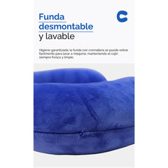 Almohada cervical en forma de U para viaje – Azul Real 53020