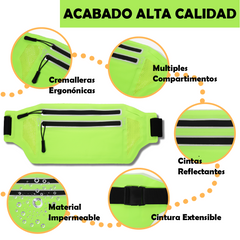 Riñonera Deportiva Rosa / Azul Cielo /Verde menta/ Rojo / Gris  / Negro  TS61478