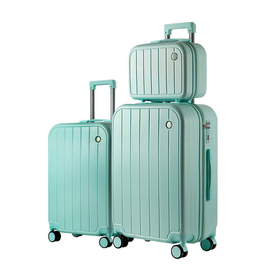 Maletas de 3 Piezas S7 STAR, Incluye Maletas de Alta Gama, Maletas Rígidas de ABS, Resistentes a Arañazos e Impactos, Maletas Ligeras con Ruedas Giratorias, Elegantes y Perfectas para Viajes de Negocios y Vacaciones LG6126