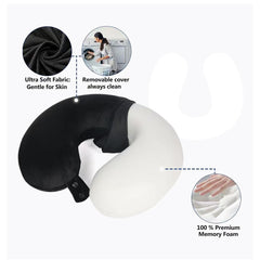 Almohada cervical en forma de U para viaje – Verde Hierba 53018