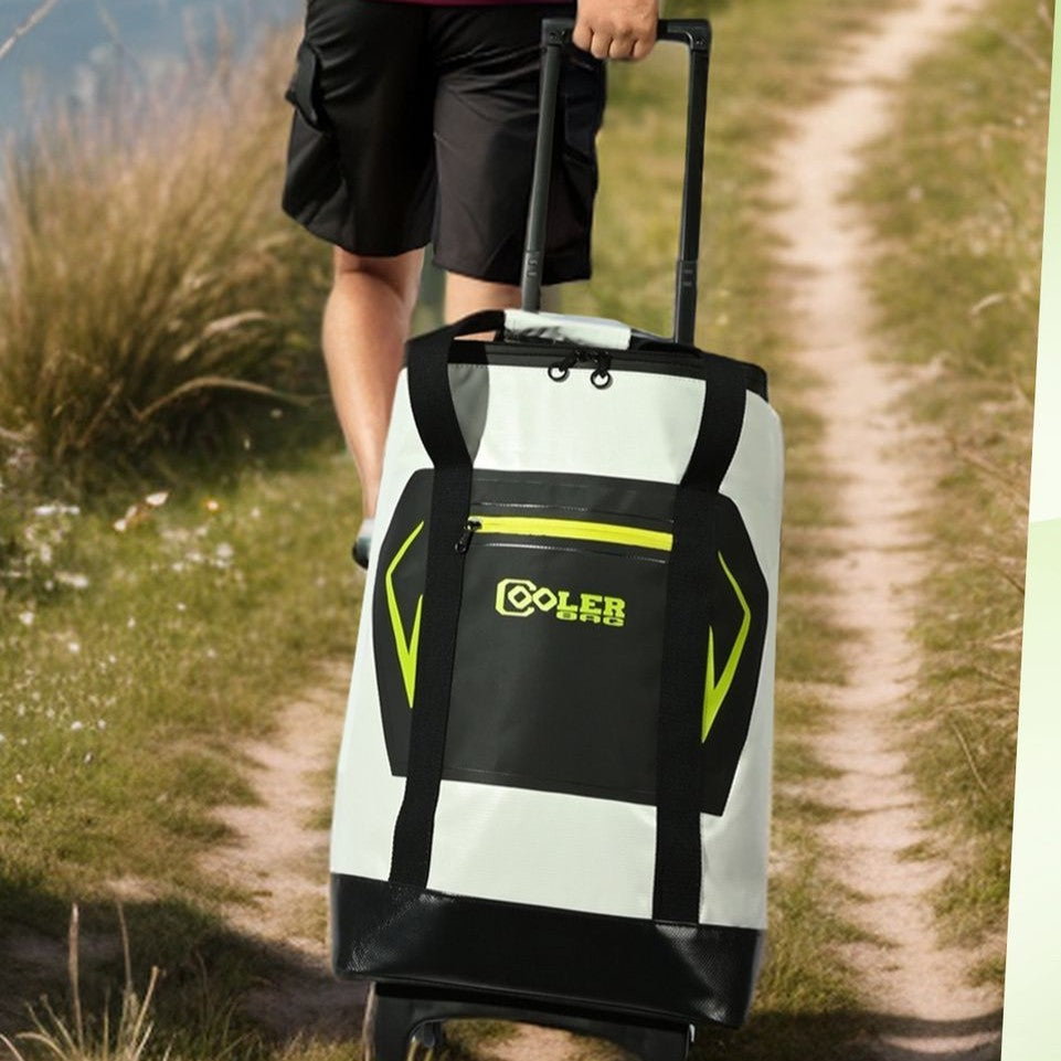 Trolley Cooler Pro – Ruedas Silenciosas, Asa de Aleación, Doble Función Térmica y Porta Vasos Integrado BB5706