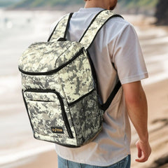BB57120 Mochila Nevera Térmica S7 STAR Camuflaje – 28L, Ligera, Resistente, Ideal para Playa, Picnic y Senderismo