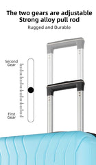 Set de 3 Maletas de Material ABS (20/24/28”), Resistentes a Arañazos e Impactos, con Ruedas Giratorias para un Viaje de Negocios Fácil LG5726
