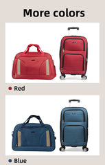 Set de Equipaje de Tela Rojo Clásico de 2 Piezas LG5745