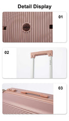 Juego de Viaje de 3 Piezas con Maletas y Bolsas Organizadoras LG60894 LG6090
