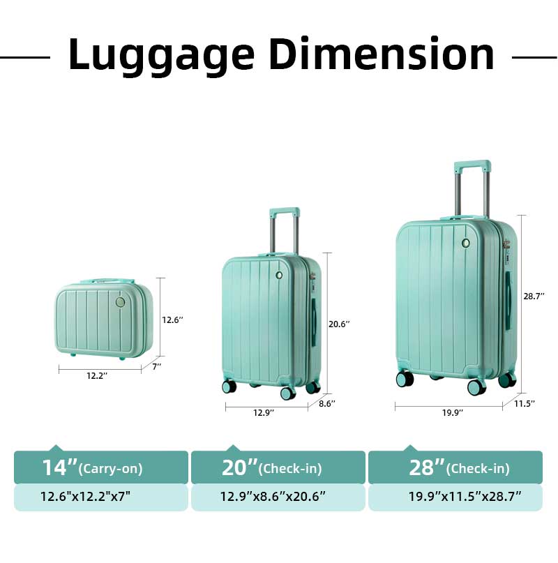 LG6126 Maletas de 3 Piezas S7 STAR, Incluye Maletas de Alta Gama, Maletas Rígidas de ABS, Resistentes a Arañazos e Impactos, Maletas Ligeras con Ruedas Giratorias, Elegantes y Perfectas para Viajes de Negocios y Vacaciones