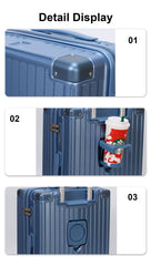Set de Maletas Expandibles con Material ABS + PC: Tamaños Variados (20", 24", 28") LG6135