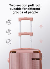 Juego de Maletas Rígidas con Diseño de Rayas y Candado de Seguridad – Set de 3 Piezas LG6159 LG6181