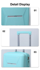 Juego de Maletas Ligeras con Diseño Geométrico – Set de 3 Piezas LG6170 LG6171