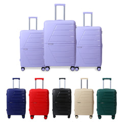 Juego de Maletas de Viaje – Set de 3 Piezas con Candado TSA y Ruedas 360° LG6174