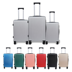 Juego de 3 Piezas Maleta Clásica Ligera y Cómoda con Cerradura de Combinación – Equipaje de Mano Ideal para Estudiantes, Viajes de Ocio y Vacaciones LG6179 6180