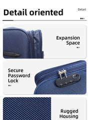 Set de Maletas Expandibles de Viaje - 3 Piezas con Ruedas Giratorias LG6185