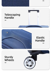 Set de Maletas Expandibles de Viaje - 3 Piezas con Ruedas Giratorias LG6185