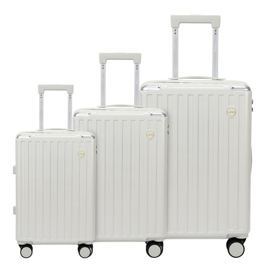 Set de 3 Maletas Expandibles de ABS + PC: Diseño Elegante, Función Expandible y Características de Durabilidad y Protección LG613