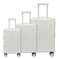 Set de 3 Maletas Expandibles de ABS + PC: Diseño Elegante, Función Expandible y Características de Durabilidad y Protección LG613