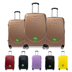 Juego de 3 Maletas de Viaje en Colores Modernos LG6079 LG6080